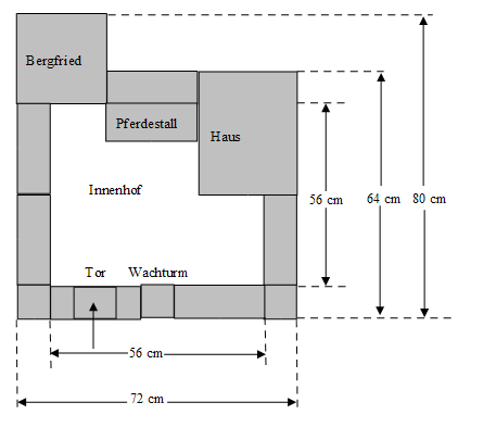 Draufsicht Innenhof